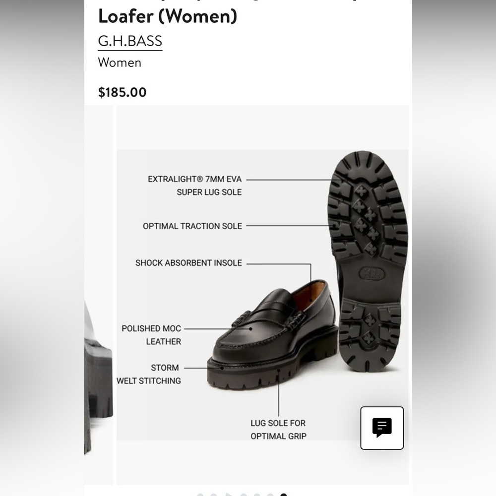 G.H. Bass Weejuns Women's Black Penny Loafers - Picture 3 of 9